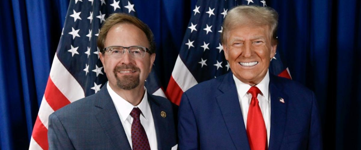 Chuck with President Trump